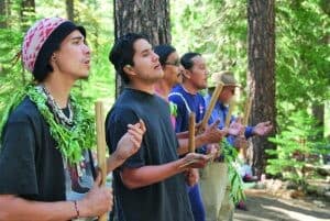 Maidu Singers (Kai LaPena, Evan Enos, Russell Enos, Lester Enos, Frank LaPena), Bear Dance, 2009